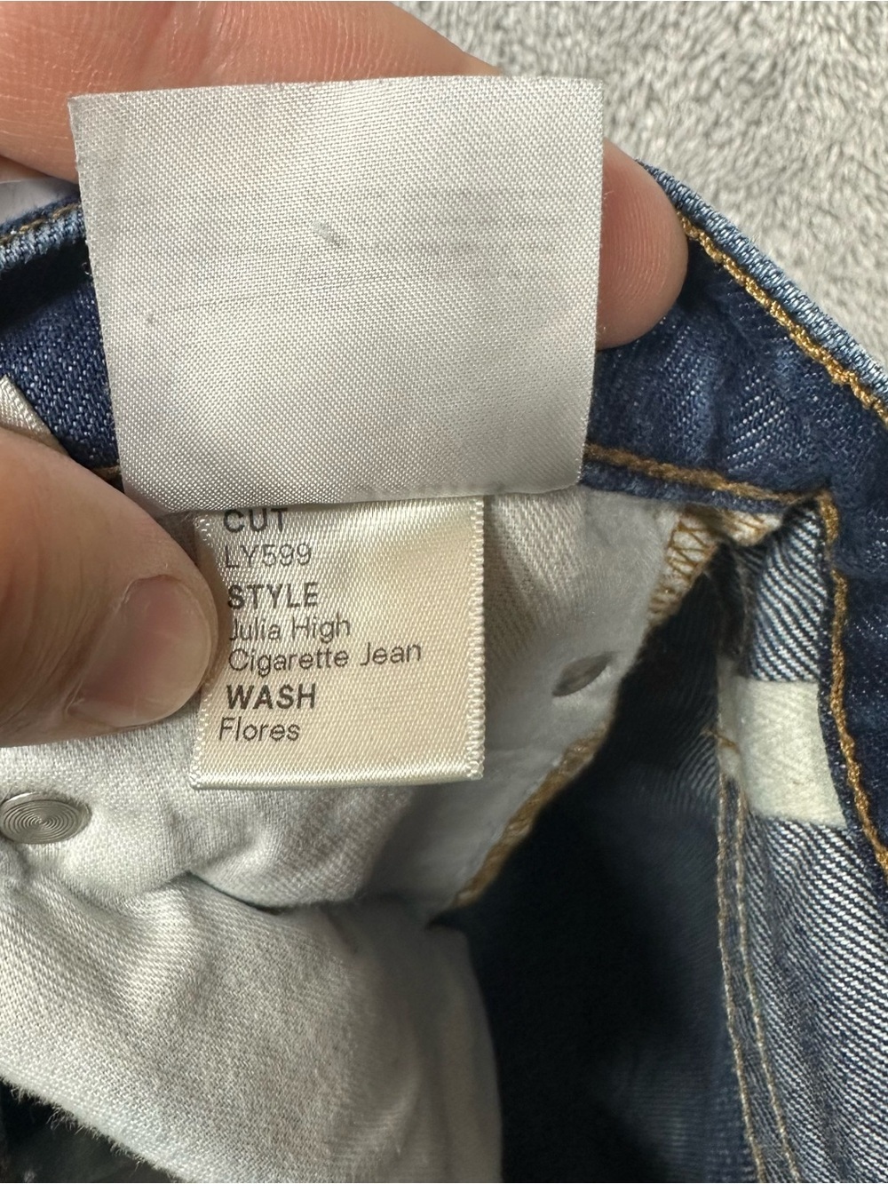 Reformation Julia High Cigarette Jeans Women’s Size 25 Flores Wash Made in USA - Picture 9 of 10
